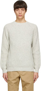 A.P.C. Grey Marled Ludo Sweater - A.P.C. Pull de Ludo gris martle - a.p.c. 회색 마른 루도 스웨터