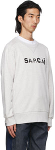 A.P.C. Grey Sacai Edition Tani Sweatshirt