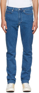 A.P.C. Indigo Middle Standard Jeans - A.P.C. Jean standard d'indigo - a.p.c. 인디고 중간 표준 청바지