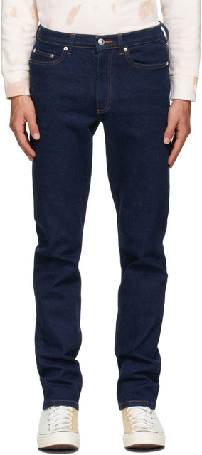 A.P.C. Indigo Middle Standard Jeans - A.P.C. Jean standard d'indigo - a.p.c. 인디고 중간 표준 청바지