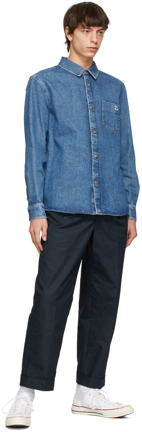 A.P.C. Navy Kirk Trousers