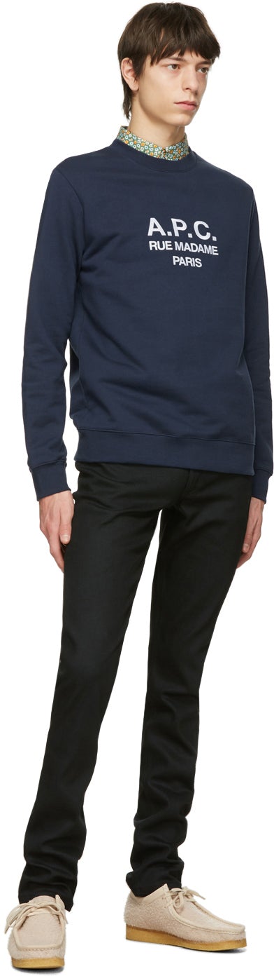 A.P.C. Navy Rufus Sweatshirt