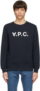 A.P.C. Navy VPC Sweatshirt - A.P.C. Sweat-shirt VPC NAVY - a.p.c. 네이비 VPC 스웨터