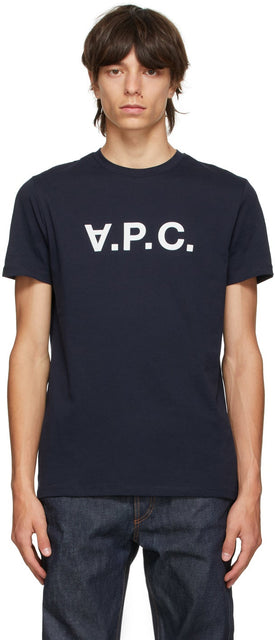 A.P.C. Navy V.P.C. T-Shirt - A.P.C. NAVY V.P.C. T-shirt - a.p.c. 네이비 V.P.C. 티셔츠