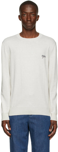 A.P.C. Off-White Otis Sweater - A.P.C. Pull otis blanc blanc - a.p.c. 오프 화이트 오티스 스웨터