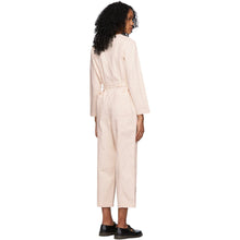 A.P.C. Pink Denim Gaelle Jumpsuit