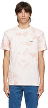 A.P.C. Pink Tie-Dye Ali T-Shirt - A.P.C. T-shirt Ali Tye-Dye rose - a.p.c. 핑크 넥타이 염료 알리 티셔츠