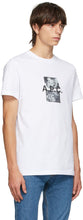 A.P.C. White Graphic Teddy T-Shirt