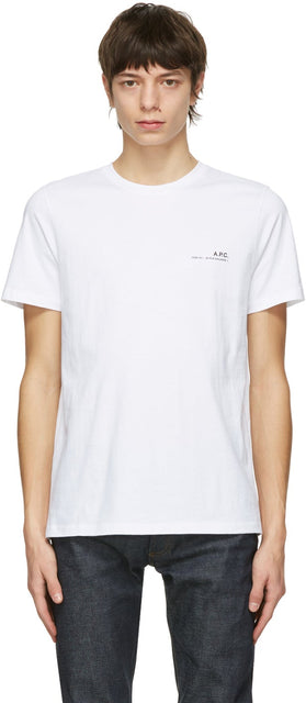 A.P.C. White Item T-Shirt - A.P.C. T-shirt d'objet blanc - a.p.c. 흰색 항목 티셔츠