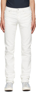 A.P.C. White Petit Standard Jeans - A.P.C. Jean Standard Petit Blanc - a.p.c. 흰색 쁘띠 표준 청바지
