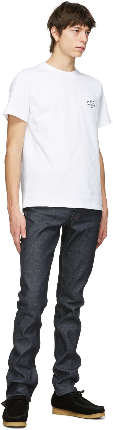 A.P.C. White Raymond T-Shirt