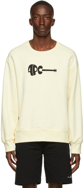 A.P.C. Yellow Jaheim Sweatshirt - A.P.C. Sweat-shirt Jaheim Jaune - a.p.c. 옐로우 자 웨임 스웨터