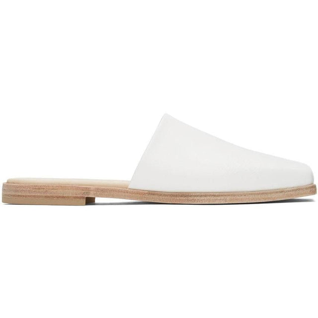 AURALEE White Foot The Coacher Edition Square Sandals