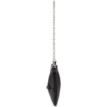 Abra Black Belt Baguette Bag
