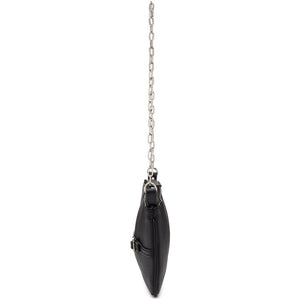 Abra Black Belt Baguette Bag