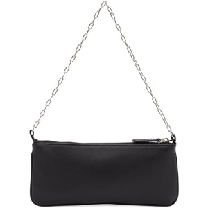 Abra Black Belt Baguette Bag
