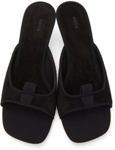 Abra Black Sport Heeled Sandals