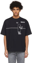 Acne Studios Black Beni Biscof Edition 'MOTF' T-Shirt - Acne Studios Black Beni Biscof Edition 'Motf' T-shirt - Acne Studios Black Beni Biscof Edition 'Motf'티셔츠