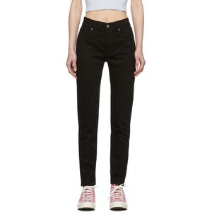 Acne Studios Black BlÃ¥ Konst Melk Jeans