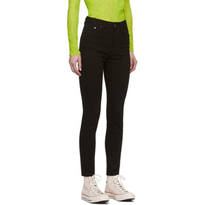 Acne Studios Black BlÃ¥ Konst Peg Jeans