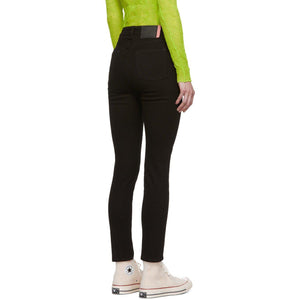 Acne Studios Black BlÃ¥ Konst Peg Jeans