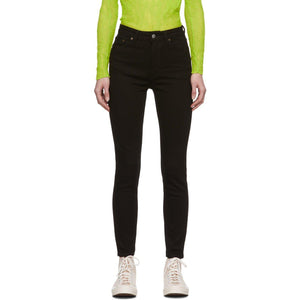 Acne Studios Black BlÃ¥ Konst Peg Jeans