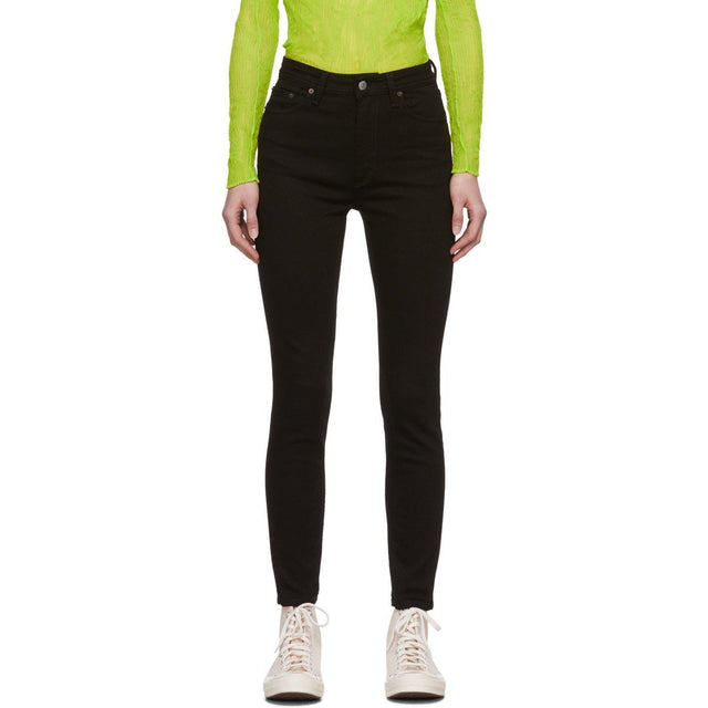 Acne Studios Black BlÃ¥ Konst Peg Jeans