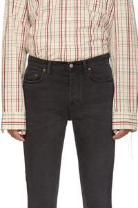 Acne Studios Black BlÃ¥ Konst River Jeans