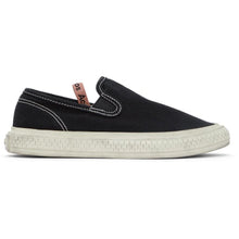 Acne Studios Black Canvas Slip-On Sneakers - Sneakers en toile noire des studios acné - 여드름 스튜디오 블랙 캔버스 슬립 온 스니커즈