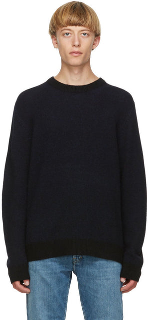 Acne Studios Black Cashmere Sweater - Pull en cachemire noir Studios acné - 여드름 스튜디오 블랙 캐시미어 스웨터