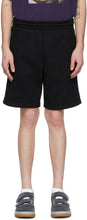Acne Studios Black Fleece Shorts - Acné Studios Short en polaire noir - 여드름 스튜디오 블랙 플리스 반바지