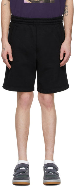 Acne Studios Black Fleece Shorts - Acné Studios Short en polaire noir - 여드름 스튜디오 블랙 플리스 반바지