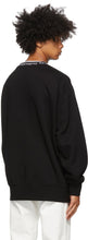 Acne Studios Black Jacquard Logo Sweatshirt