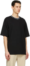 Acne Studios Black Jacquard Logo T-Shirt