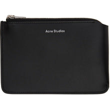 Acne Studios Black Logo Pouch - Pochette de logo noir Studios acné - 여드름 스튜디오 블랙 로고 파우치