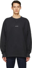 Acne Studios Black Logo Sweatshirt - Sweat-shirt logo noir Studios acné - 여드름 스튜디오 블랙 로고 스웨터