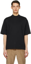 Acne Studios Black Mock Neck T-Shirt - Studios acné T-shirt à col montant noir - 여드름 스튜디오 블랙 모크 넥 티셔츠