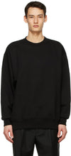 Acne Studios Black Pink Label Sweatshirt - Sweat-shirt de label rose noir Studios acné - 여드름 스튜디오 블랙 핑크 레이블 스웨터