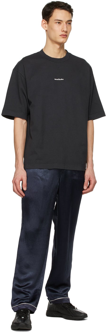 Acne Studios Black Printed T-Shirt