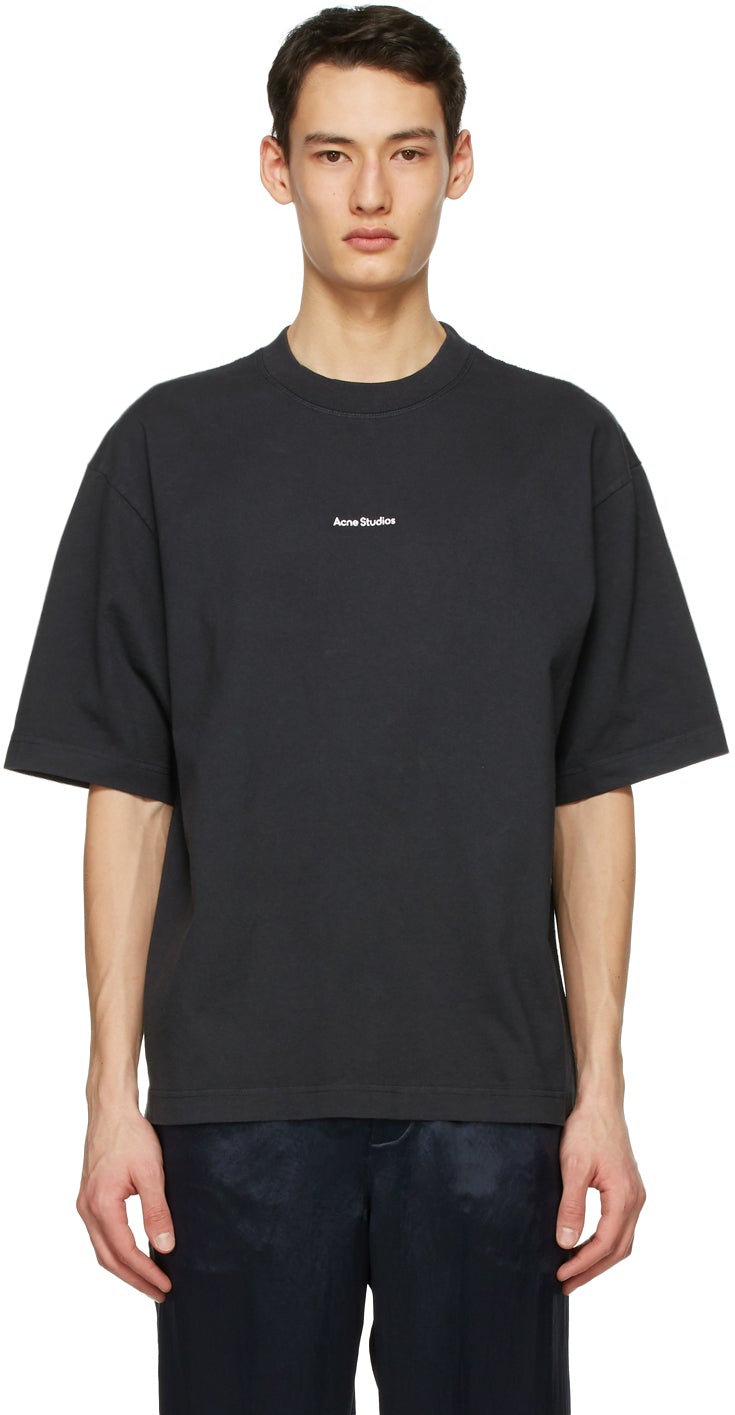 Acne Studios Black Printed T-Shirt – BlackSkinny