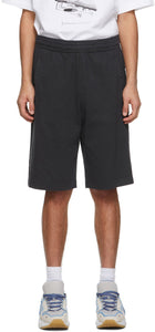 Acne Studios Black Relaxed Shorts - Acné studios noir short détendu noir - 여드름 스튜디오 블랙 편안한 반바지