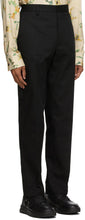 Acne Studios Black Twill Slim-Fit Chino Trousers