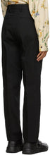 Acne Studios Black Twill Slim-Fit Chino Trousers