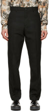Acne Studios Black Twill Trousers - Acné Studios Pantalon en sergé noir - 여드름 스튜디오 블랙 능 직물 바지
