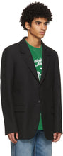 Acne Studios Black Viscose Classic Blazer