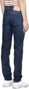 Acne Studios Blue BlÃ¥ Konst Dark North Jeans