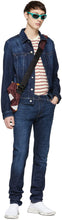 Acne Studios Blue BlÃ¥ Konst Dark North Jeans