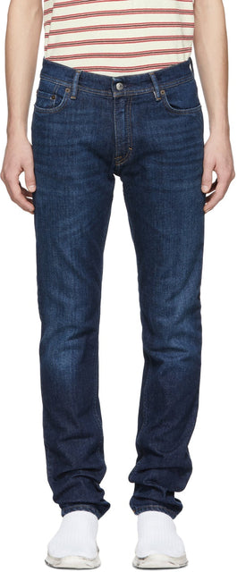 Acne Studios Blue BlÃ¥ Konst Dark North Jeans - ACNE STUDIOS Blue BlÃ ¥ Konst Dark North Jeans - Acne Studios 블루 Blã ¥ Konst Dark North Jeans.