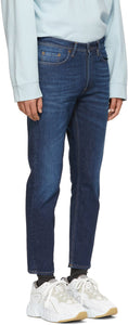 Acne Studios Blue BlÃ¥ Konst River Jeans