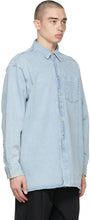 Acne Studios Blue Denim Oversized Shirt
